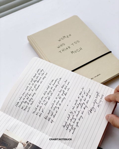 Sổ tay A5 kẻ ngang 130gsm 110 trang A Few Notes - Woman Who Think Too Much
