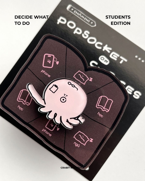 Popsocket Acrylic Spinning đế dán keo Chăm chỉ