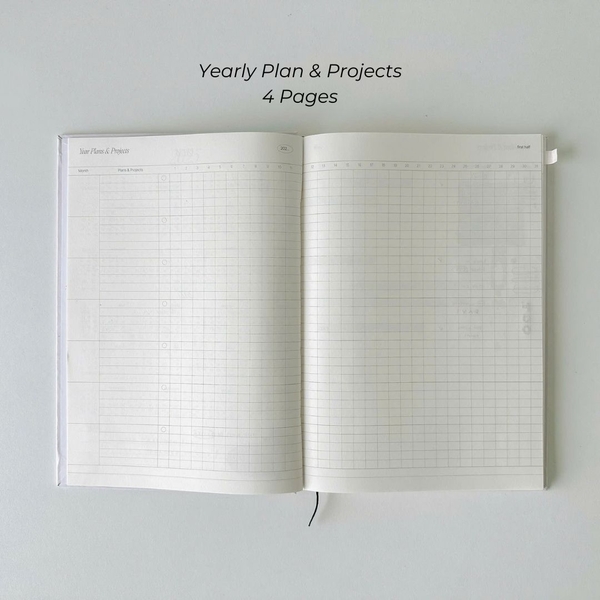 Sổ lịch Planner 2025 A4 Monthly Plan - 14 Months