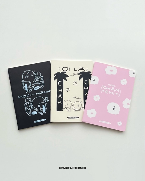 Combo 3 Vở kẻ ngang 100 trang 80gsm Chăm chỉ
