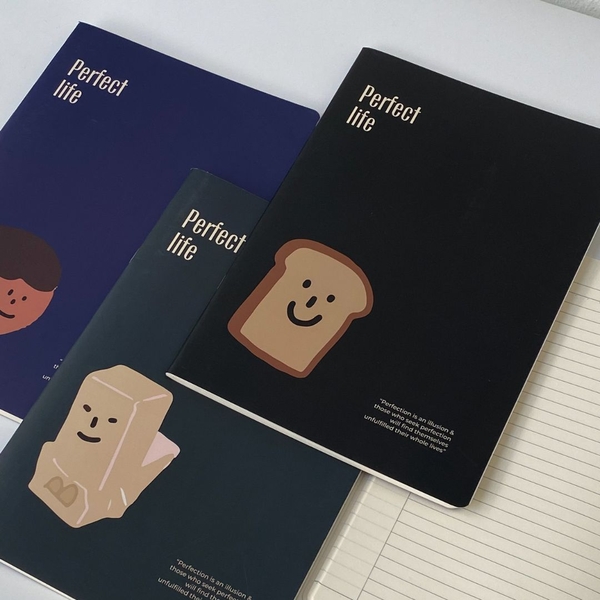 Vở kẻ ngang 120 trang - Perect Life Donut Xanh biển