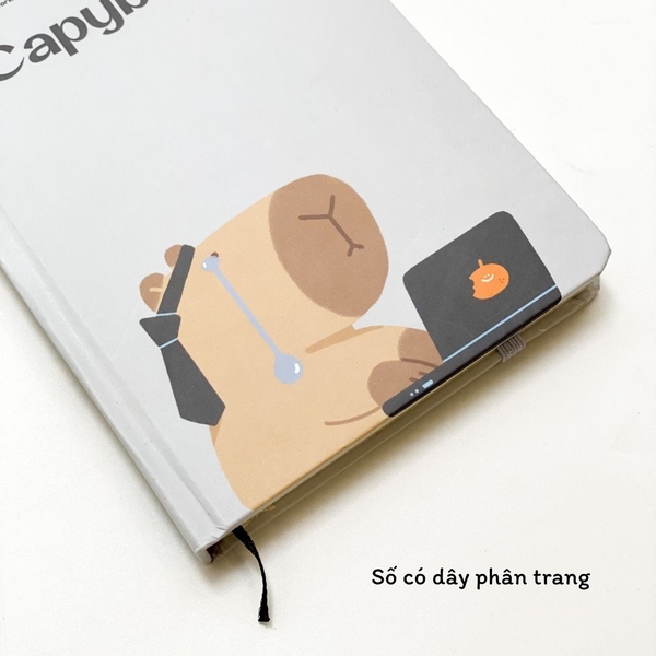 Sổ kẻ ngang bỏ túi Crabit Capybara Life Collection - Capybara Working