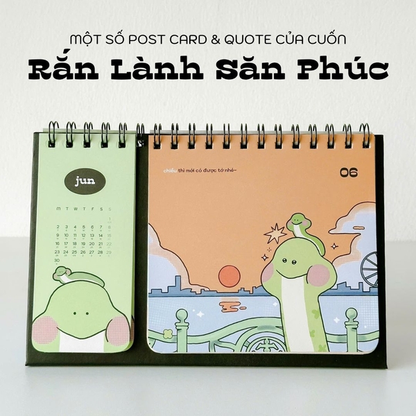 Lịch 2025 để bàn - Crabit Calendar Rắn Săn Mồi có lịch âm