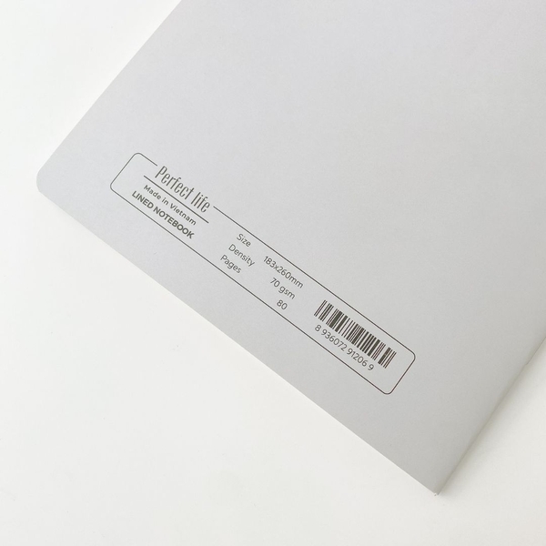 Vở kẻ ngang 80 trang - Perfect Life Croissant tím