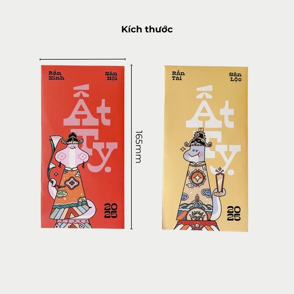 Lì xì Tết Ất Tỵ 2025 - Lì xì Crabit Rắn Săn Mồi