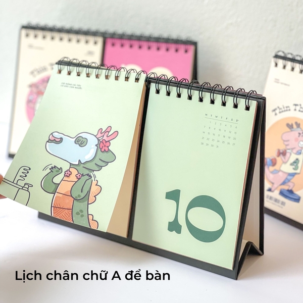 Lịch 2024 để bàn Crabit Calendar Thìn Thần Thái