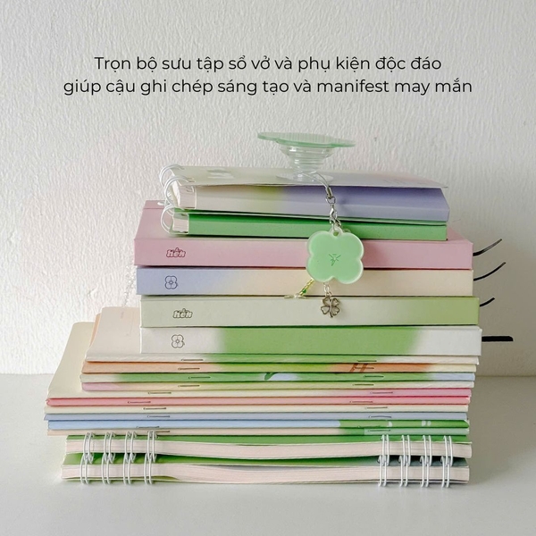 Sổ tay A5 dot 130gsm 128 trang - Hên Sạc Pin