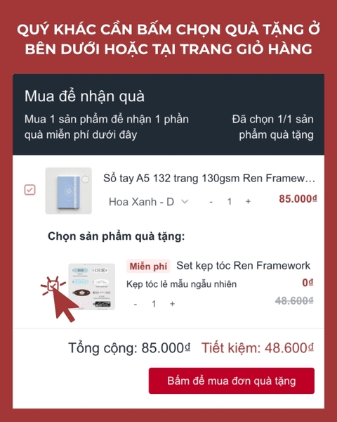 Sổ Planner 2027 14 tháng layout basic Framework Planner Ren Hồng