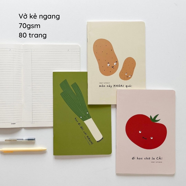Vở kẻ ngang 80 trang Vitamin Khoai tây