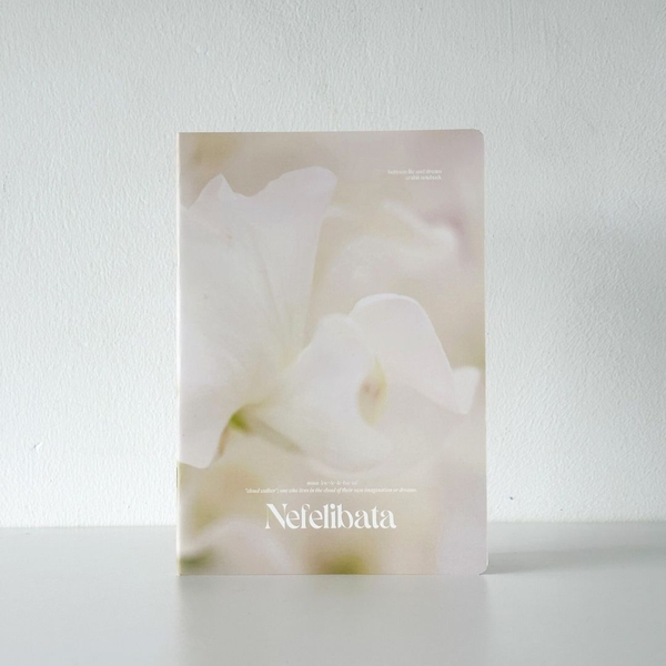 Vở kẻ ngang 80 trang Moments Collection - Hoa trắng