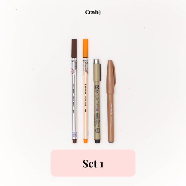 Combo Chocolate - chuyên dụng Bullet Journal