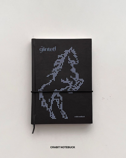 Sổ tay A5 kẻ ngang 132 trang 130gsm Chấm bi - Ngựa Đen