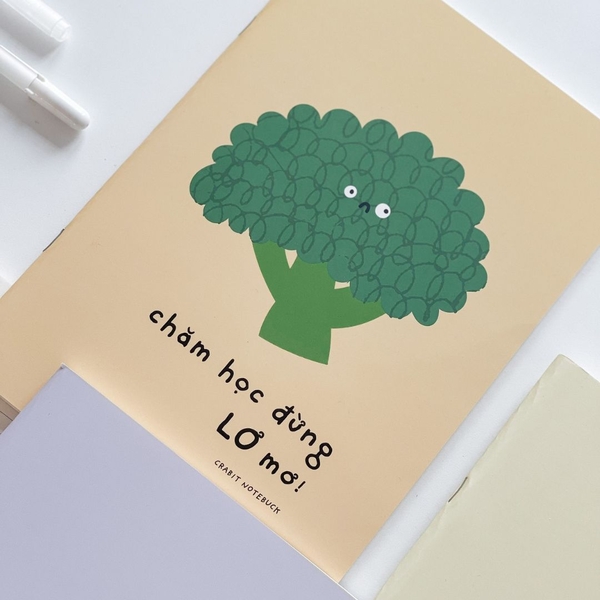 Vở kẻ ngang 120 trang Vitamin Súp lơ