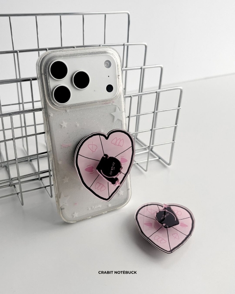 Popsocket Acrylic Spinning đế dán keo Chăm chỉ
