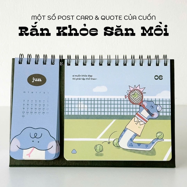 Lịch 2025 để bàn - Crabit Calendar Rắn Săn Mồi có lịch âm