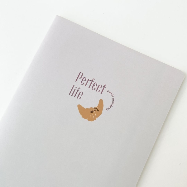 Vở kẻ ngang 80 trang - Perfect Life Croissant tím