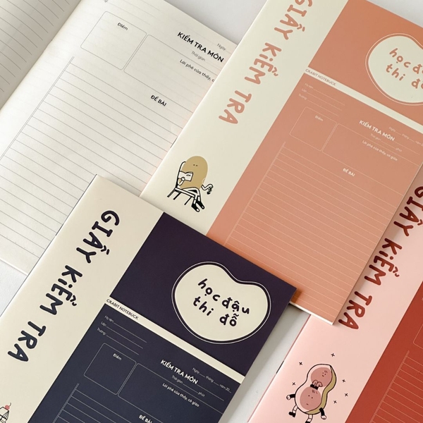 Giấy kiểm tra Học đậu Thi Đỗ - Đậu phộng đỏ