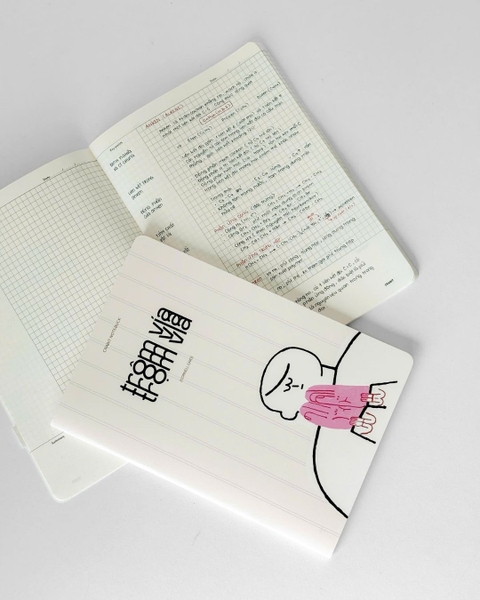 Vở cornell grid 120 trang 70gsm Trộm vía - Trộm vía