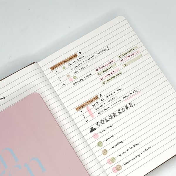 Sổ kẻ ngang A5 130gsm 110 trang Obscure Feeling - Hồng