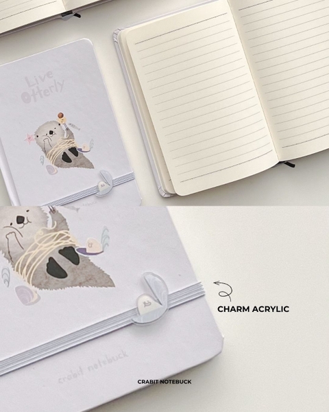 Sổ tay bỏ túi kẻ ngang 180 trang 70gsm Otter - Mỳ Ý