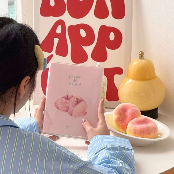 Sổ A5 grid 130gsm 128 trang Peach Pocket