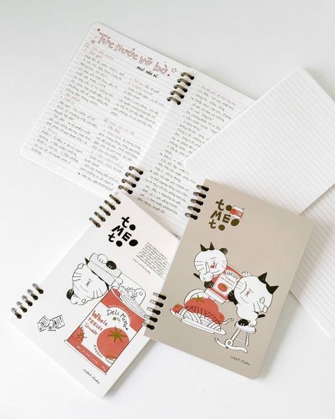 Sổ còng a5 slim binder 100gsm kẻ ngang - Tomeoto Can