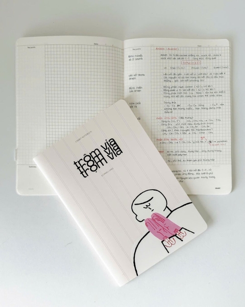 Vở cornell grid 120 trang 70gsm Trộm vía - Trộm vía