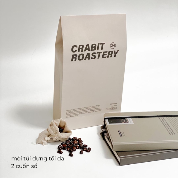Túi quà tặng đặc biệt Crabit Coffee Beans Packaging tặng kèm hạt cà phê thơm