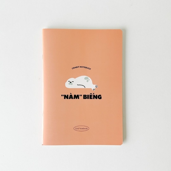 Vở grid 120 trang - "Nàm" Biếng Hải cẩu