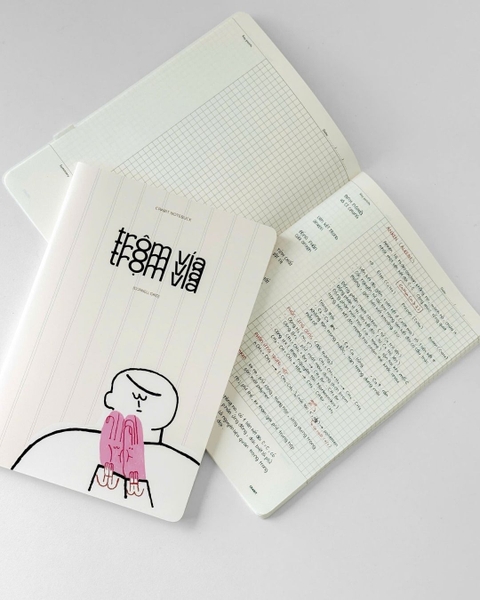 Vở cornell grid 120 trang 70gsm Trộm vía - Trộm vía