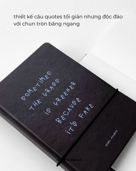 Sổ tay A5 chấm dot 130gsm 110 trang A Few Notes - The Grass
