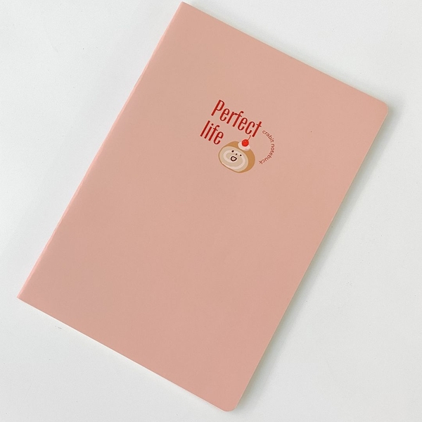 Vở kẻ ngang 80 trang - Perfect Life Bánh cuộn hồng