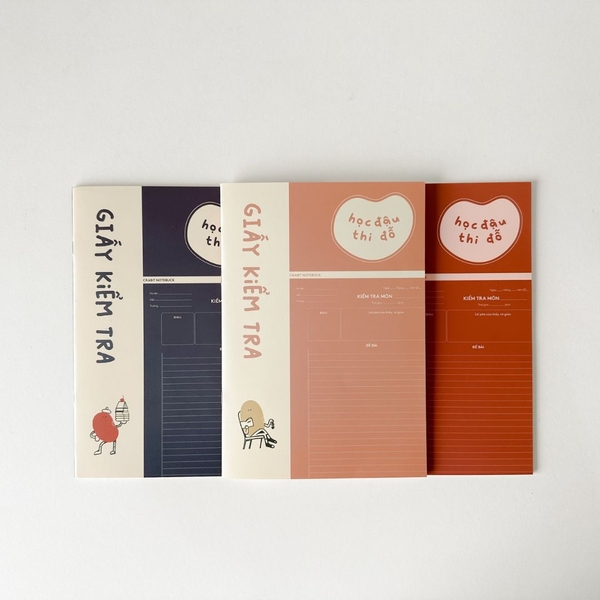 Giấy kiểm tra Học đậu Thi Đỗ - Đậu tương hồng