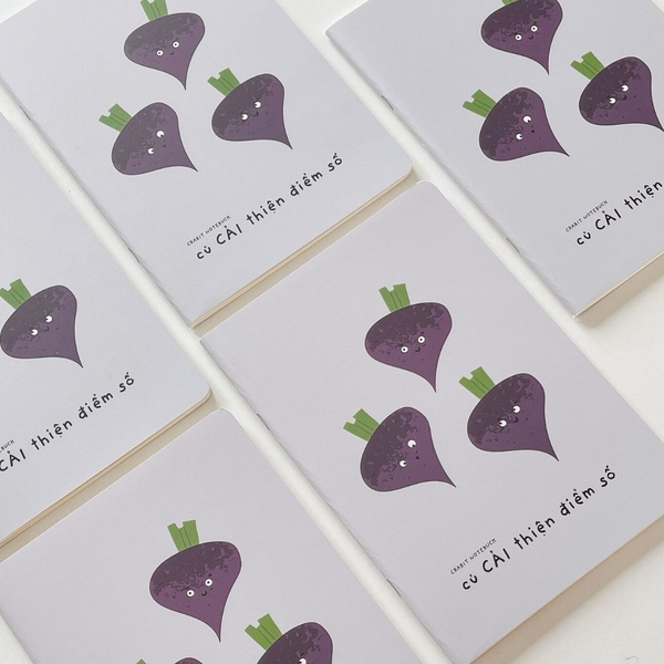 Vở kẻ ngang 120 trang Vitamin Củ cải