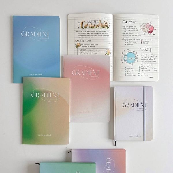 Combo sổ vở Gradient