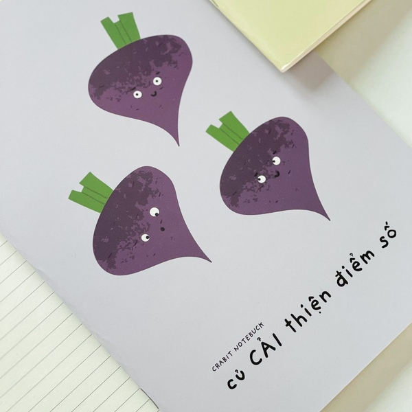 Vở kẻ ngang 120 trang Vitamin Củ cải