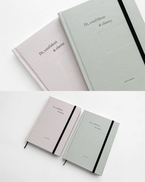 Sổ lịch kế hoạch Planner 2026 14 tháng A5 Crabit The Unfold - Mint