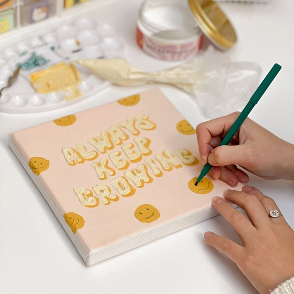 Bộ tranh đắp màu nổi - Always keep growing