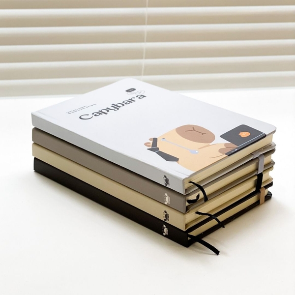 Sổ kẻ ngang bỏ túi Crabit Capybara Life Collection - Capybara Working