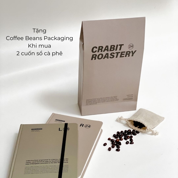 Túi quà tặng đặc biệt Crabit Coffee Beans Packaging tặng kèm hạt cà phê thơm