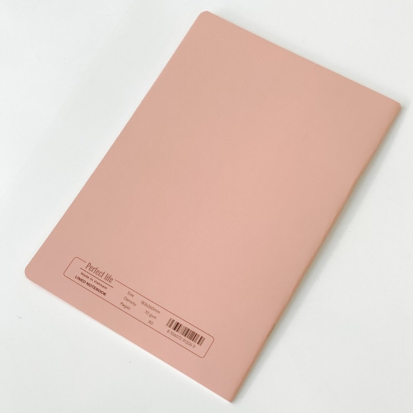 Vở kẻ ngang 80 trang - Perfect Life Bánh cuộn hồng