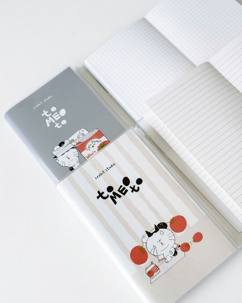 Sổ tay handy kẻ ngang bìa mềm 130gsm Tomeoto Gym Sọc
