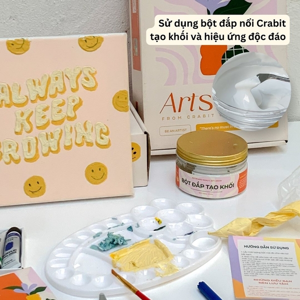 Bộ tranh đắp màu nổi - Always keep growing