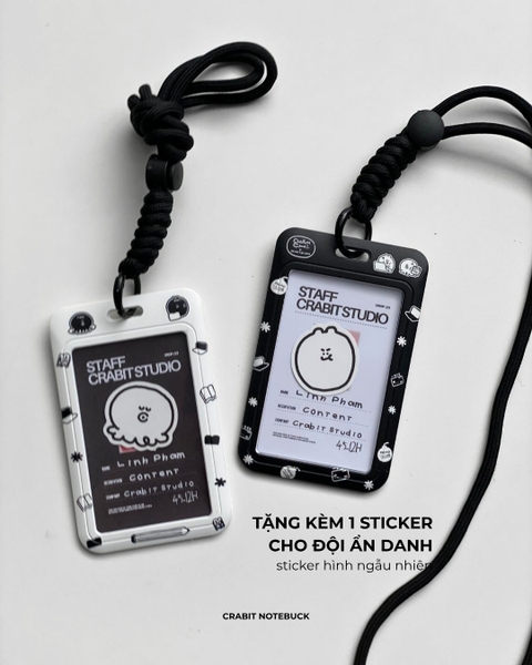 Bọc đựng thẻ bằng nhựa Chăm chỉ