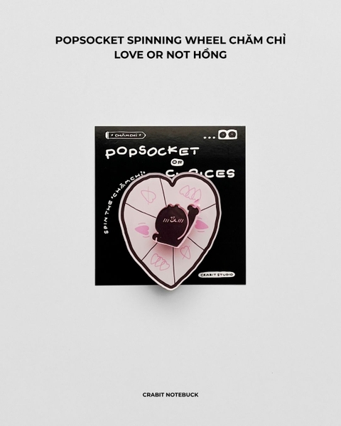 Popsocket Acrylic Spinning đế dán keo Chăm chỉ