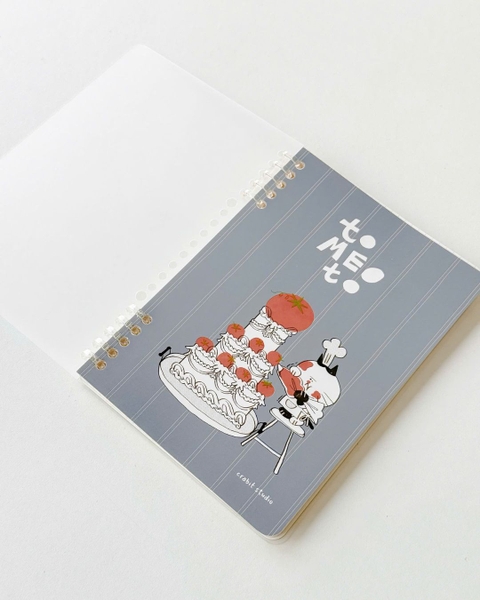 Sổ còng a5 slim binder 100gsm grid - Tomeoto Cake