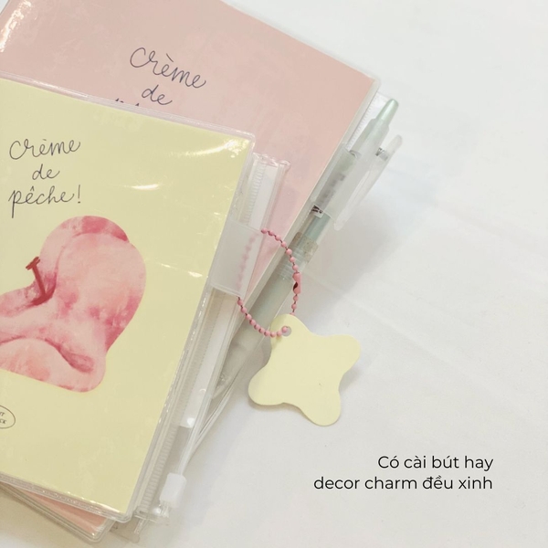 Sổ handy chất dot 130gsm 128 trang Peach Pocket