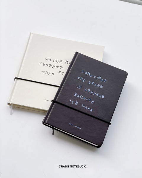 Sổ tay A5 chấm dot 130gsm 110 trang A Few Notes - The Grass