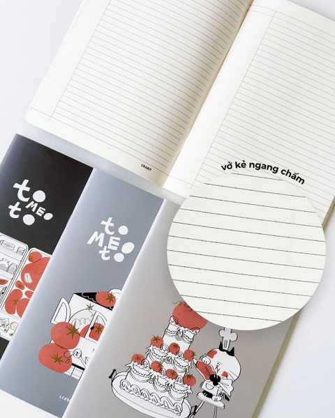 Vở kẻ ngang chấm 100 trang 80gsm Tomeoto House