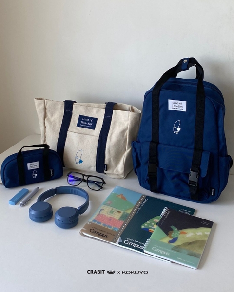 Vở ruột sổ còng grid B5 100 trang Crabit x Kokuyo Land of Too-shy 2 - Thỏ Picnic